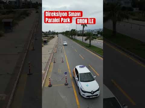 Dron ile Direksiyon Sınavı — Paralel Park, 25 Metre ve L Park